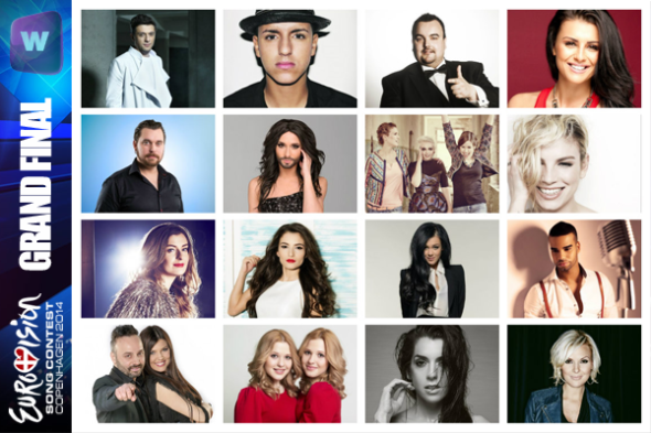 16 finalists - Eurovision 2014