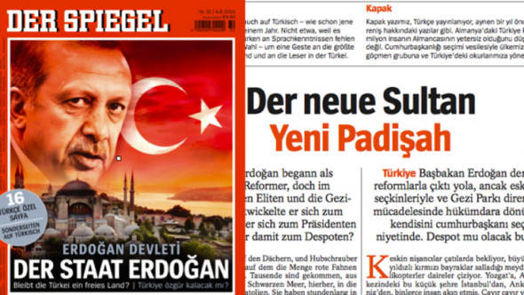 Coperta de pe 4 august 2014 a lui "Der Spiegel"