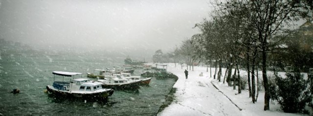 Cornul de Aur, iarna, Istanbul 2006
