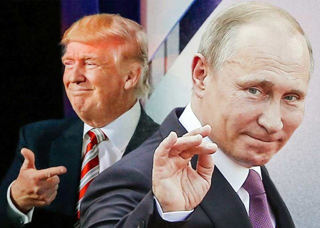 Donald Trump cu Vladimir Putin