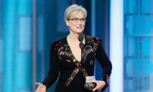 Meryl Streep la discursul cu pricina