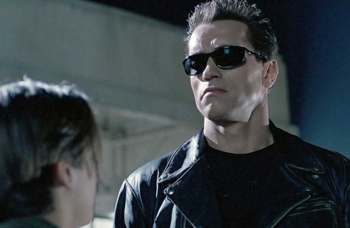 Terminator 2, Schwarzenegger & Furlong